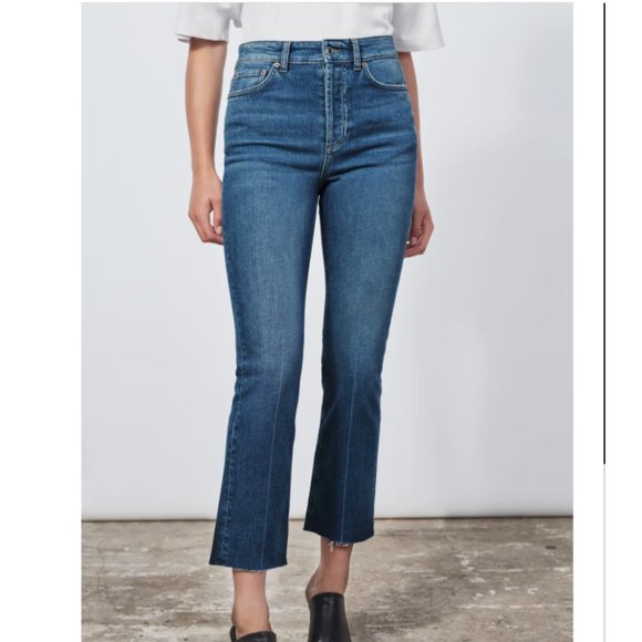 ZW THE DREED FLARE CROPPED JEANS - Sand | ZARA United States